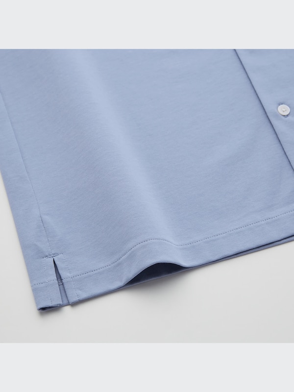 AIRism Kaos Polo Full Open Lengan Pendek