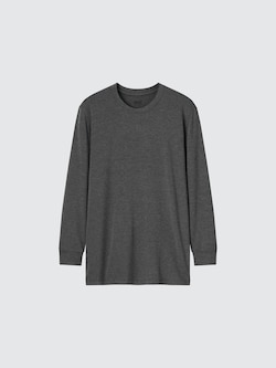 ヒートテッククルーネックT/9分袖