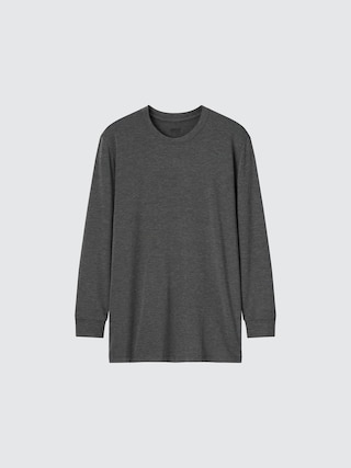 ヒートテッククルーネックT/9分袖