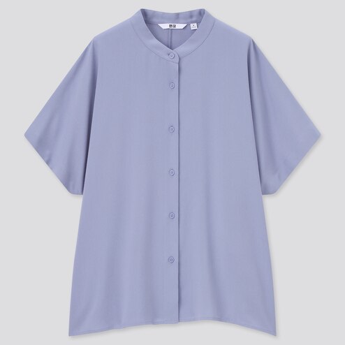 uniqlo short sleeve blouse