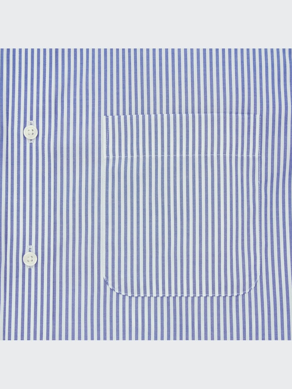 ファインクロス ストライプシャツ（レギュラーカラー・長袖）22年春秋モデル