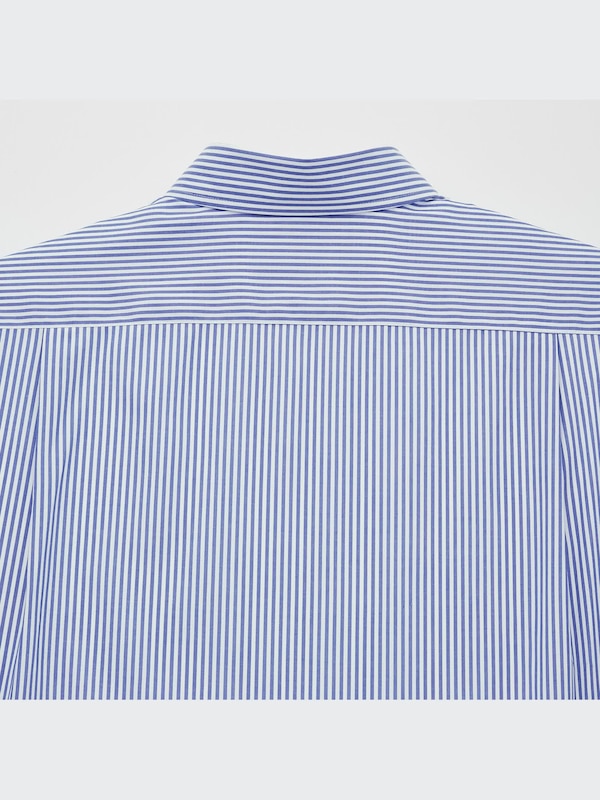 ファインクロス ストライプシャツ（レギュラーカラー・長袖）22年春秋モデル