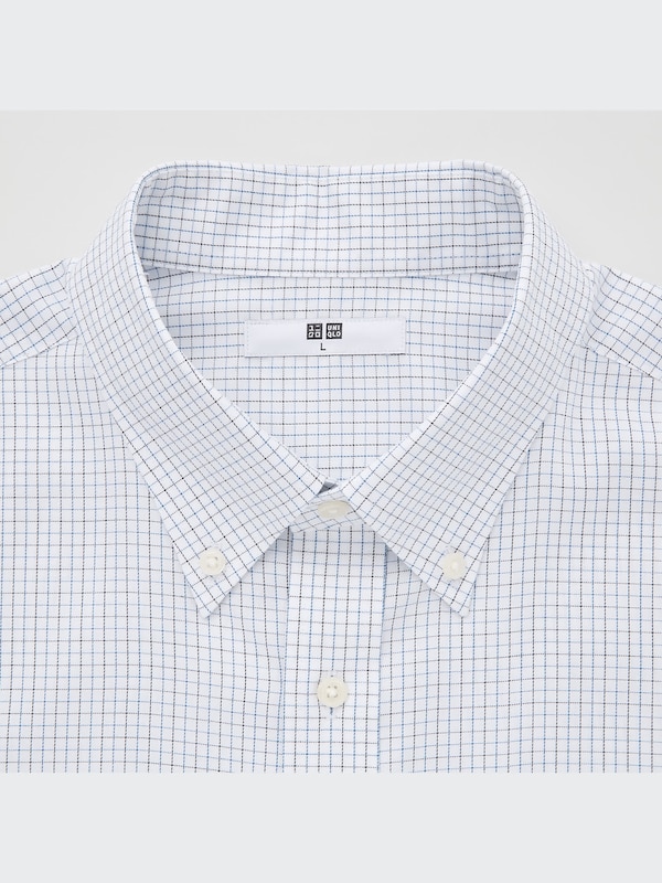 ファインクロス チェックシャツ（ボタンダウンカラー・長袖）