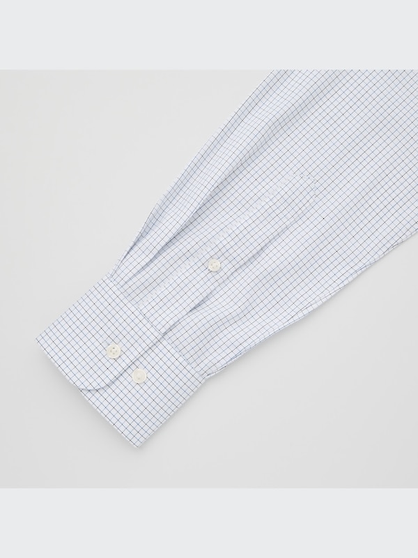 ファインクロス チェックシャツ（ボタンダウンカラー・長袖）