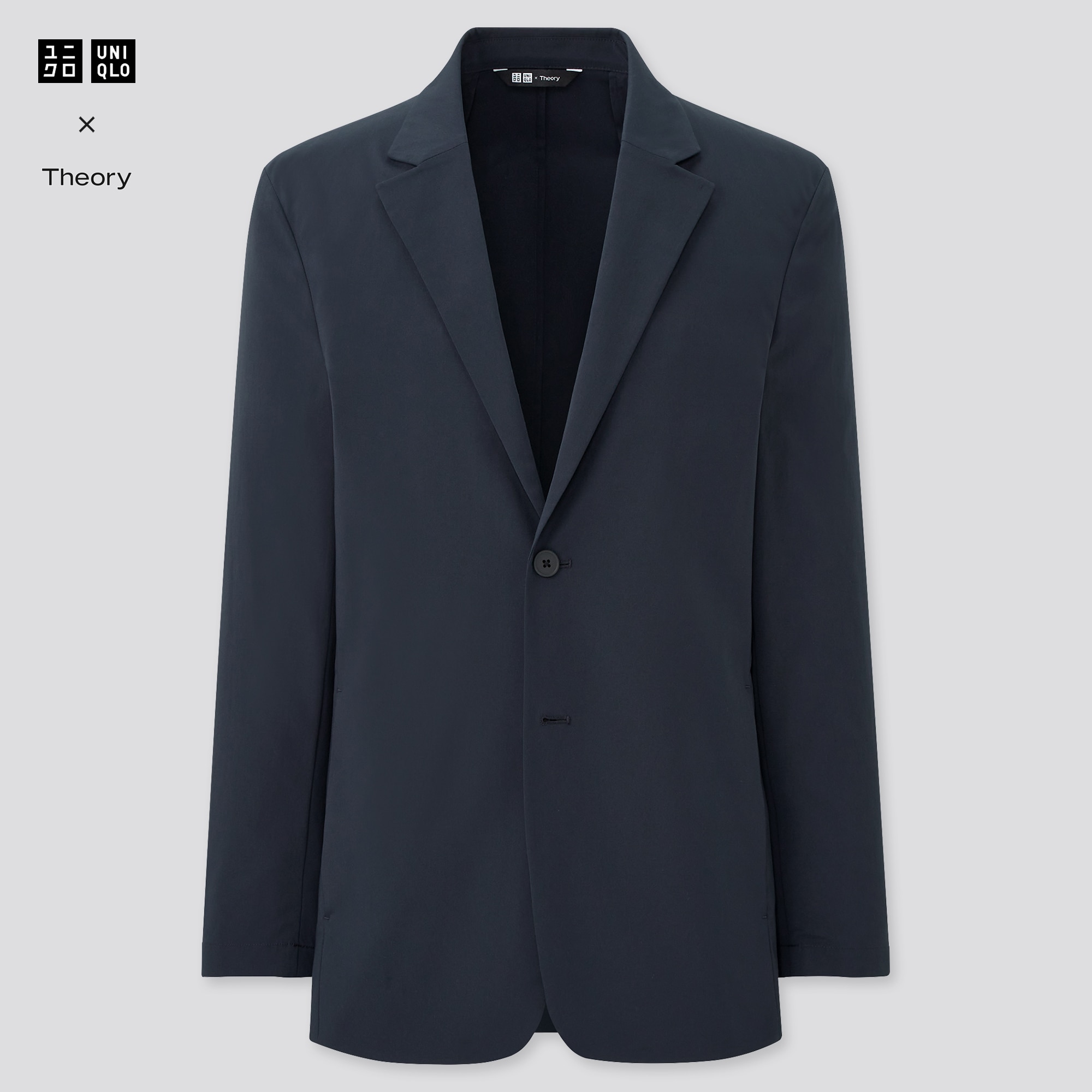 卸価格で販売  セットアップ　感動　スーツ　黒　ジャケット　パンツ UNIQLO×Theory テーラードジャケット