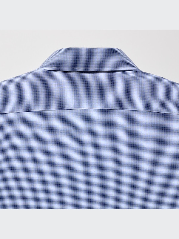 Áo Sơ Mi Co Giãn Kẻ Caro Dễ Chăm Sóc Dáng Ôm Dài Tay