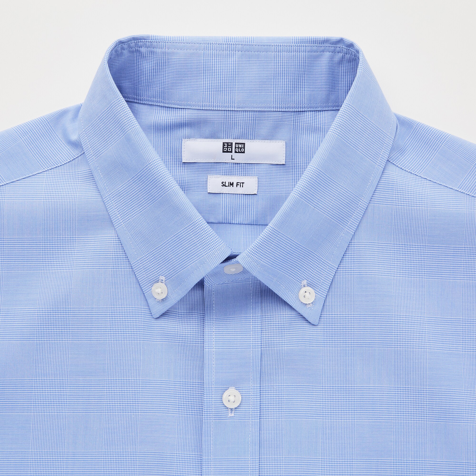 CHECKED STRETCH SLIM FIT SHIRT | UNIQLO ID