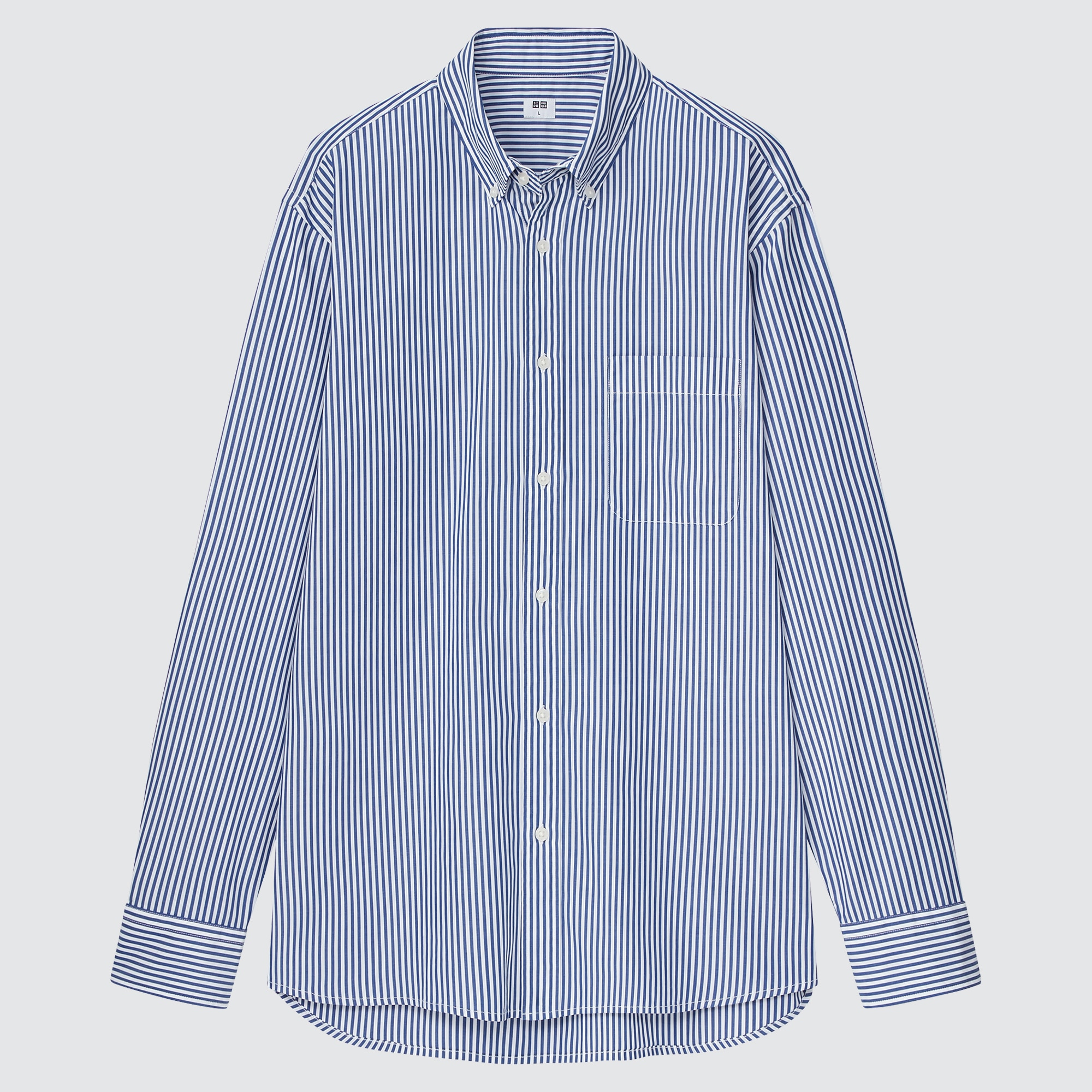 Uniqlo Men039s Blue amp Green Plaid Broadcloth Long Sleeve Shirt Size  Small  eBay
