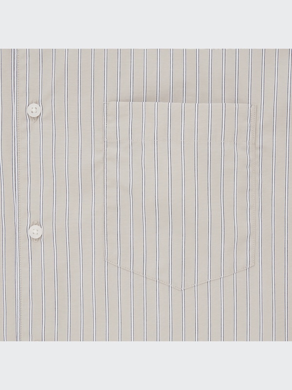 エクストラファインコットンブロードストライプシャツ（長袖）