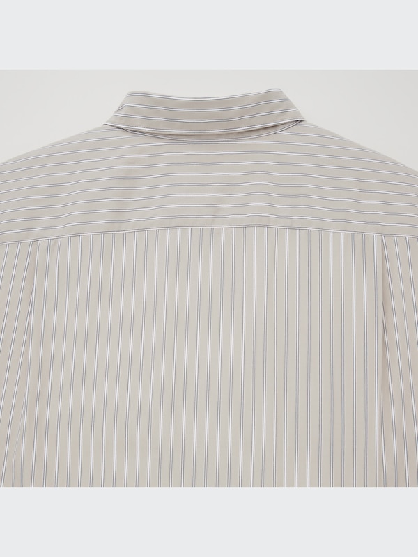 エクストラファインコットンブロードストライプシャツ（長袖）