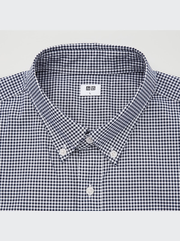 エクストラファインコットンブロードチェックシャツ（長袖）