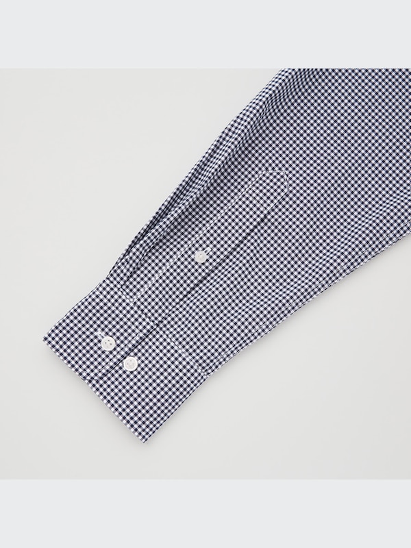 エクストラファインコットンブロードチェックシャツ（長袖）