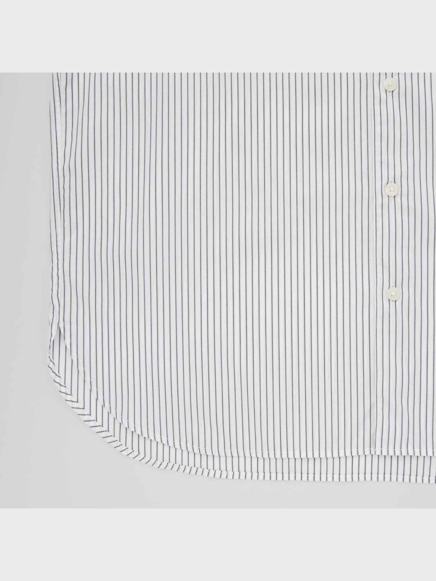 ユニクロ公式 | エクストラファインコットンストライプスタンドカラー