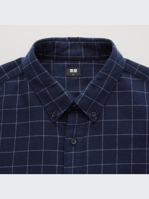 フランネルチェックシャツ（長袖）