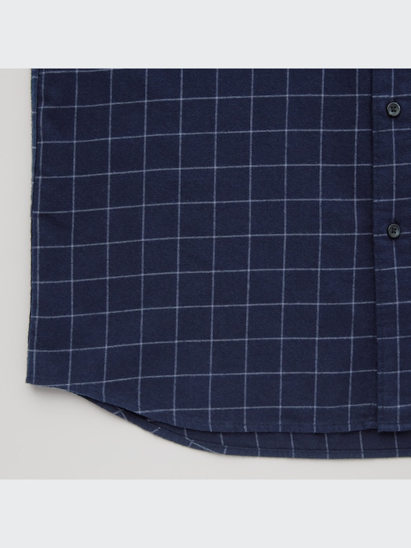 フランネルチェックシャツ（長袖）