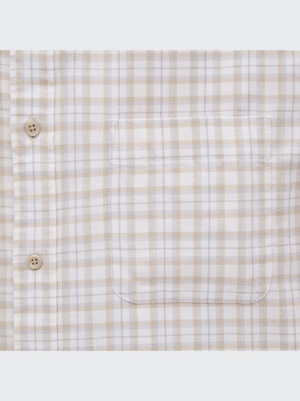 フランネルチェックシャツ（長袖）