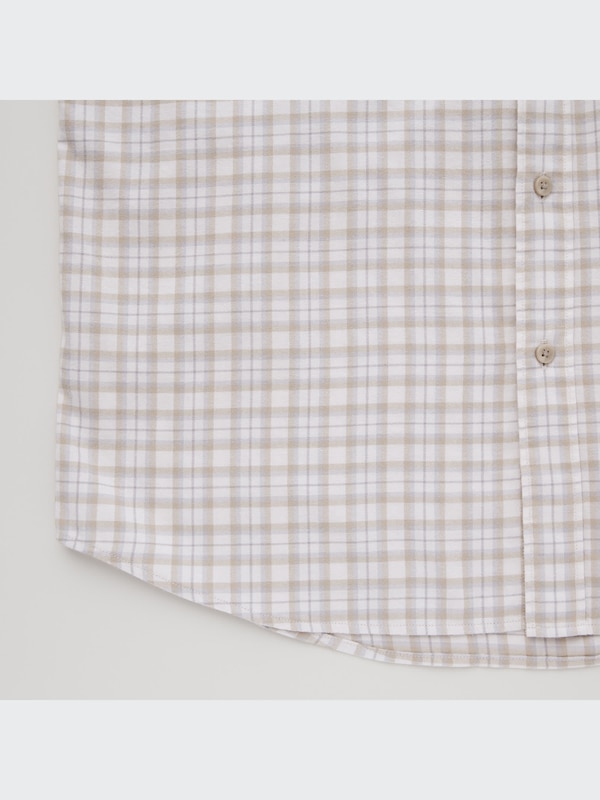 フランネルチェックシャツ（長袖）