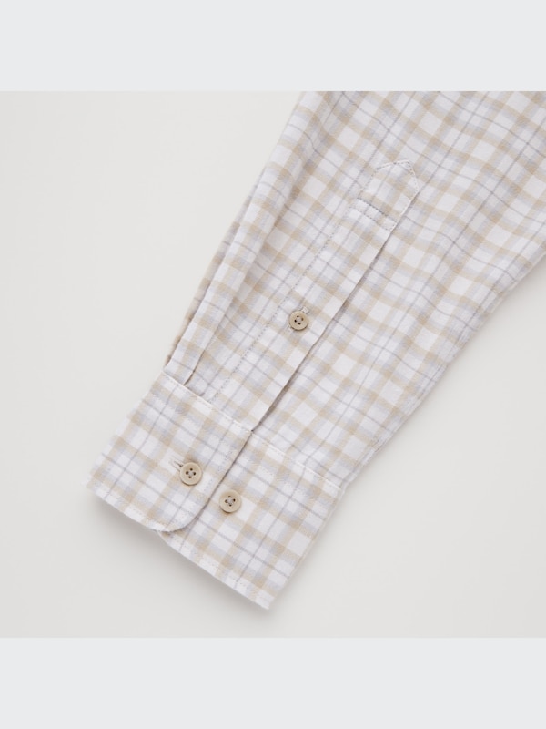 フランネルチェックシャツ（長袖）