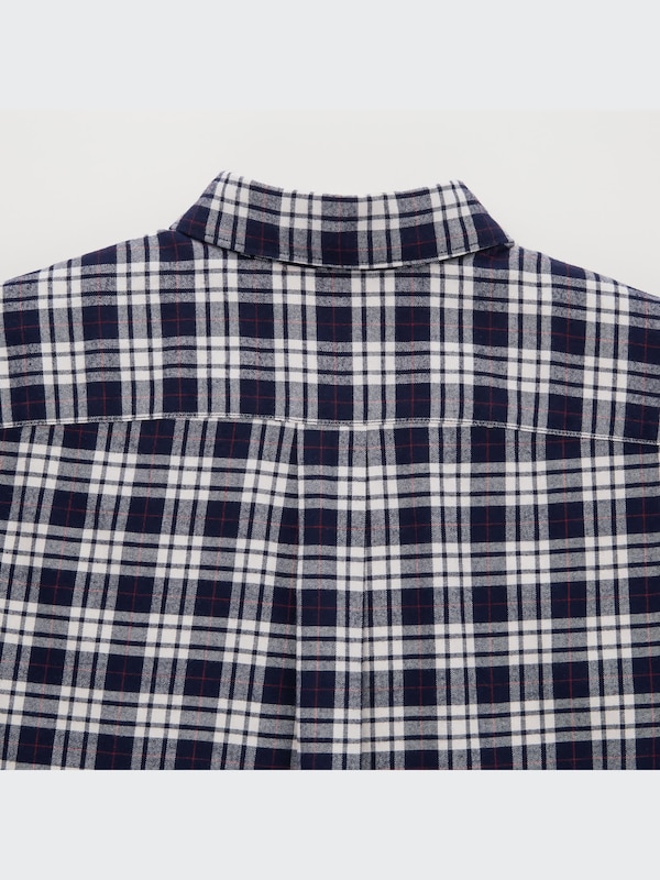 フランネルチェックシャツ（長袖）