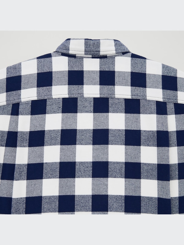 フランネルチェックシャツ（長袖）