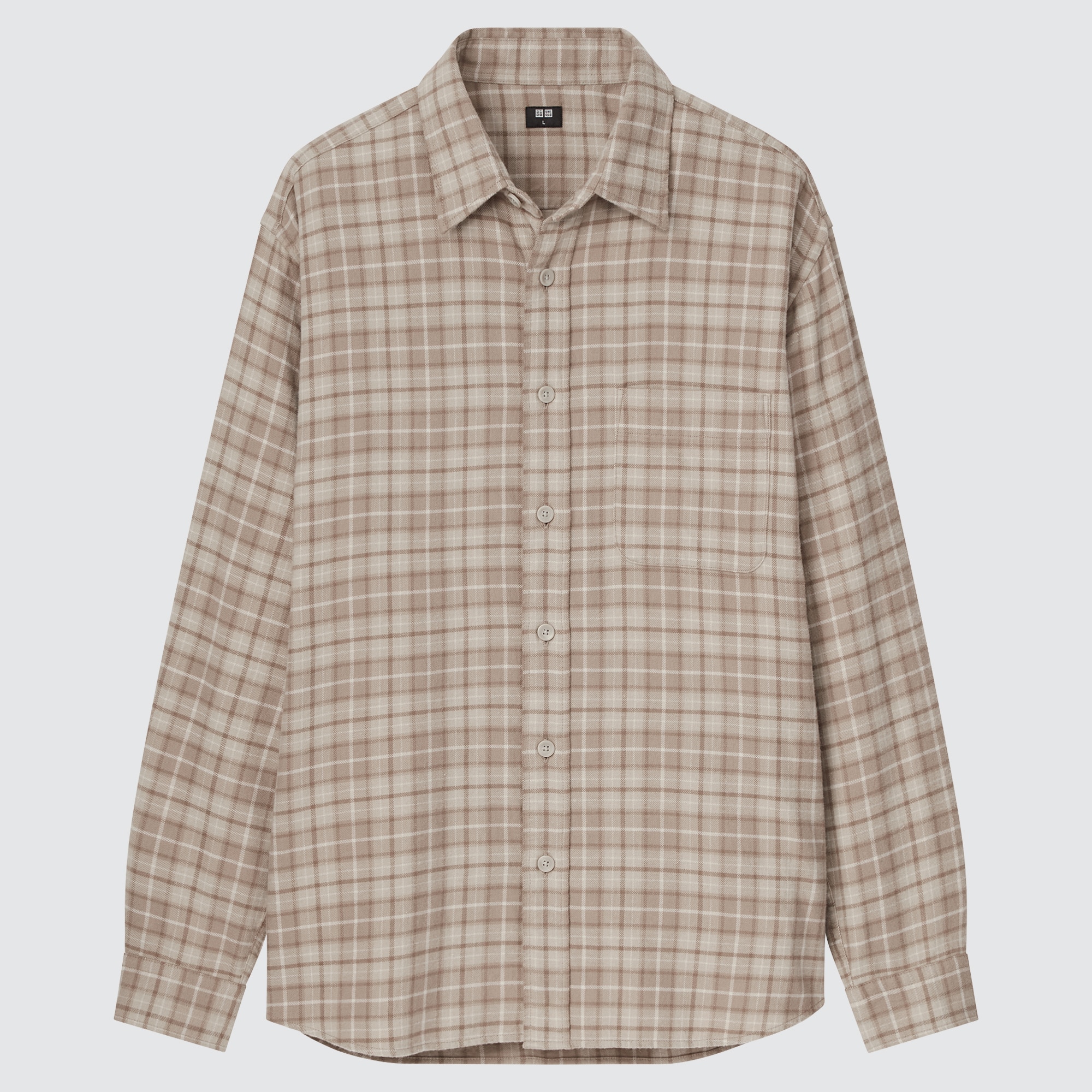 KIDS FLANNEL CHECKED LONG SLEEVE SHIRT  UNIQLO VN
