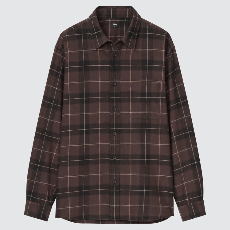 フランネルチェックシャツ（長袖） (MEN) | ユニクロ