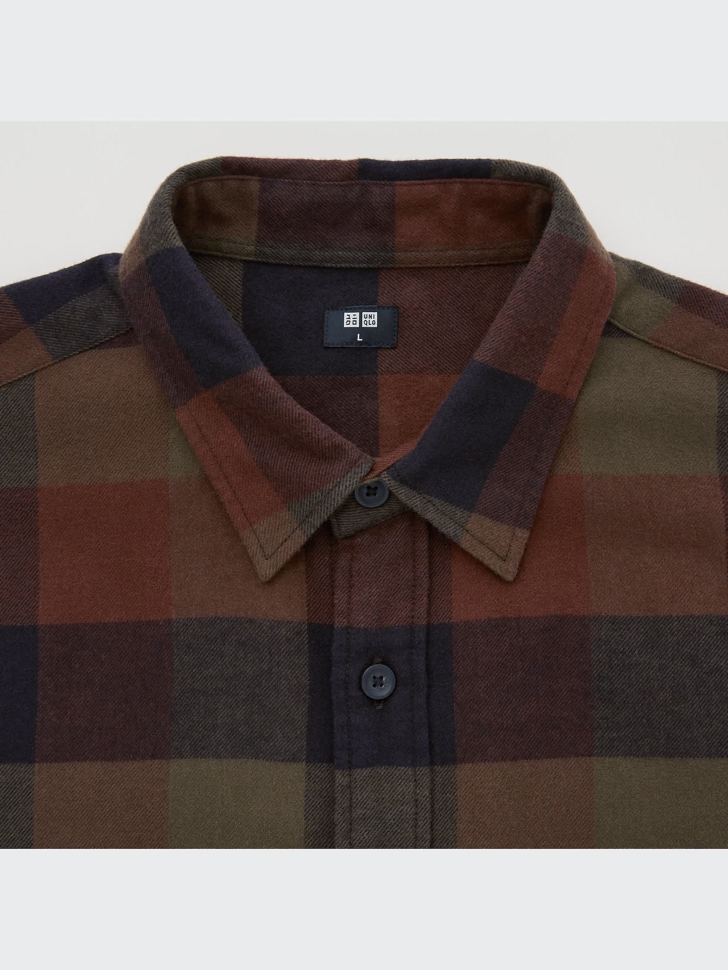 ユニクロ公式 | フランネルチェックシャツ（長袖）
