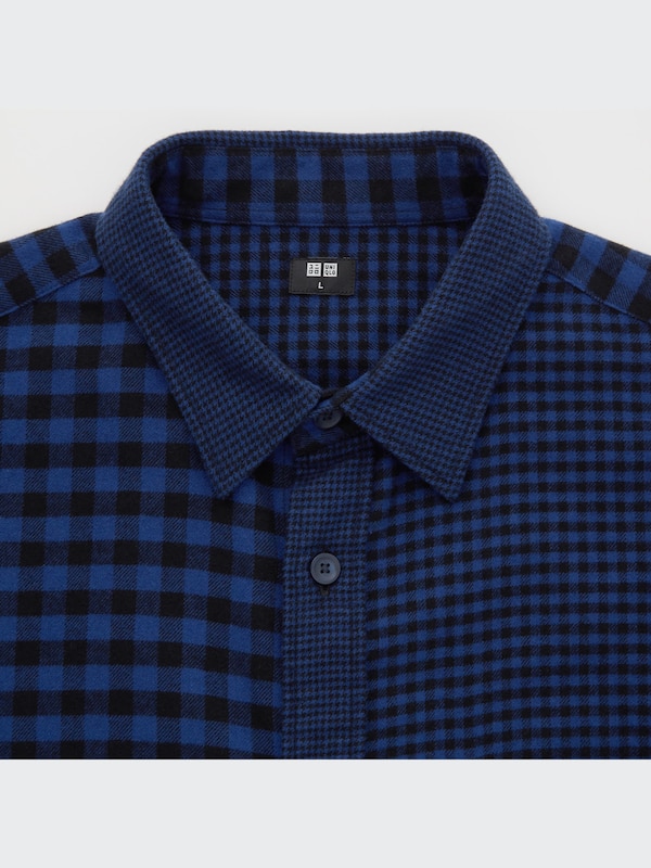 フランネルチェックシャツ（長袖）