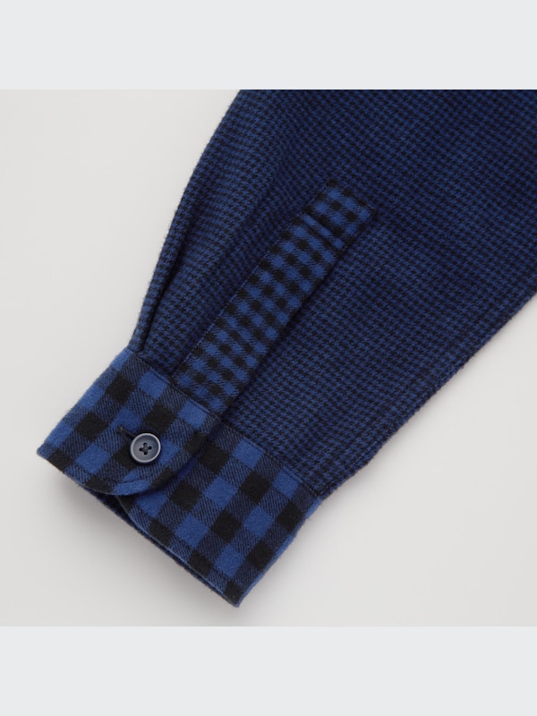 フランネルチェックシャツ（長袖）