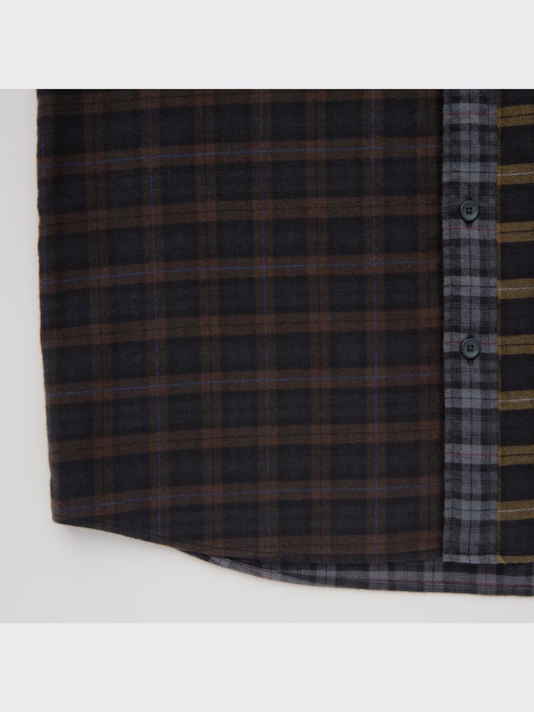 フランネルチェックシャツ（長袖）