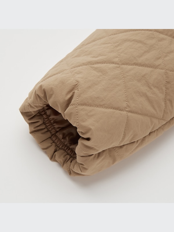 Pile Lined Fleece Quilted Parka