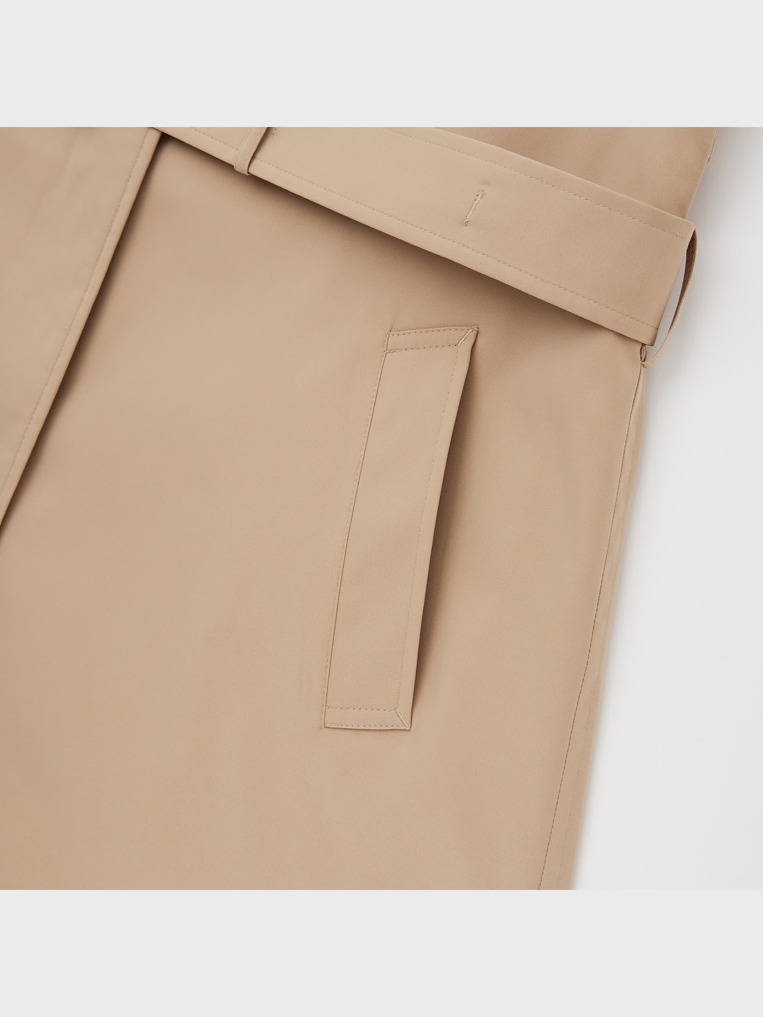 ユニクロ　ステンカラーコート Ｌ 32 Beige ユニクロ公式 | パデッドステンカラーコート