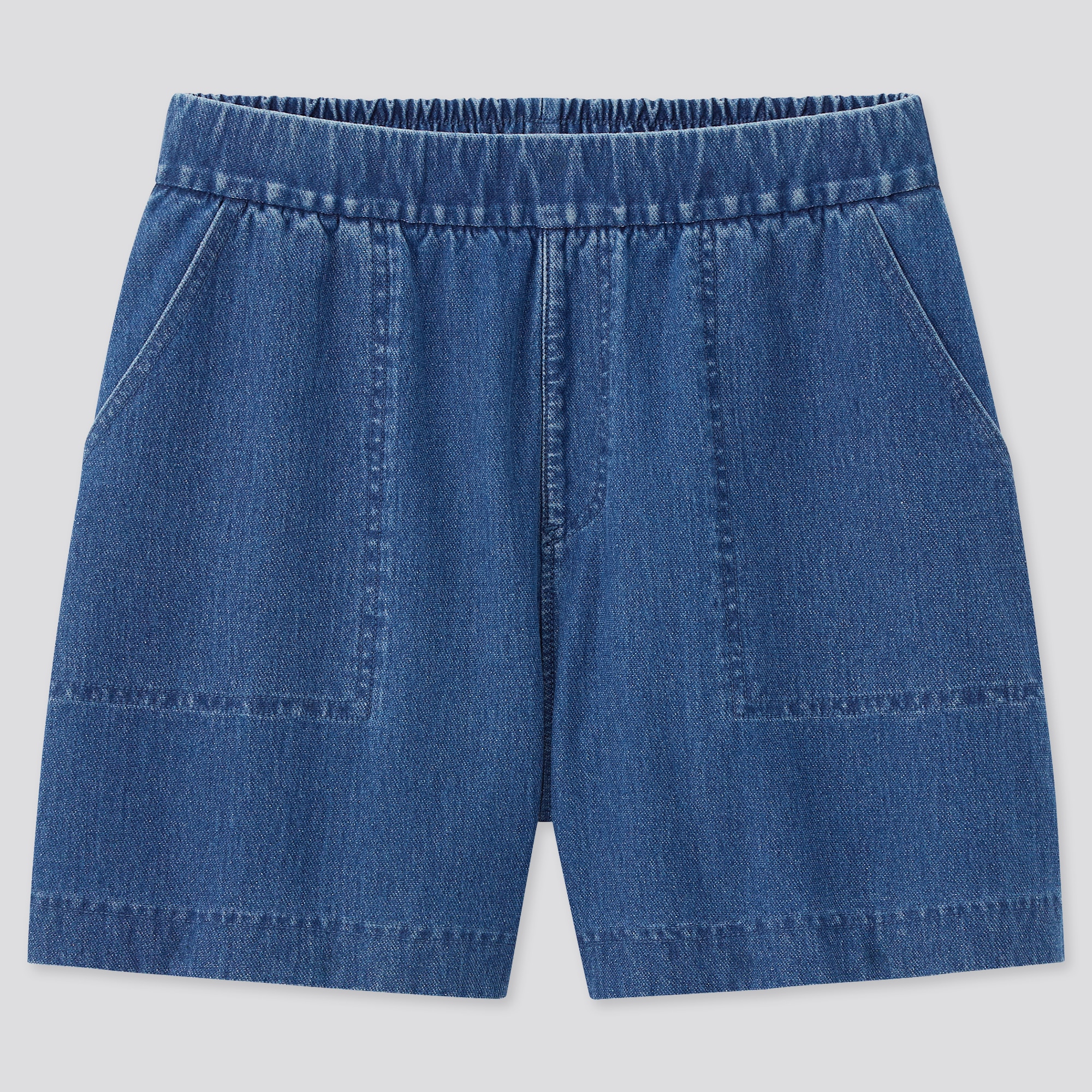 Uniqlo u denim 2025 easy shorts