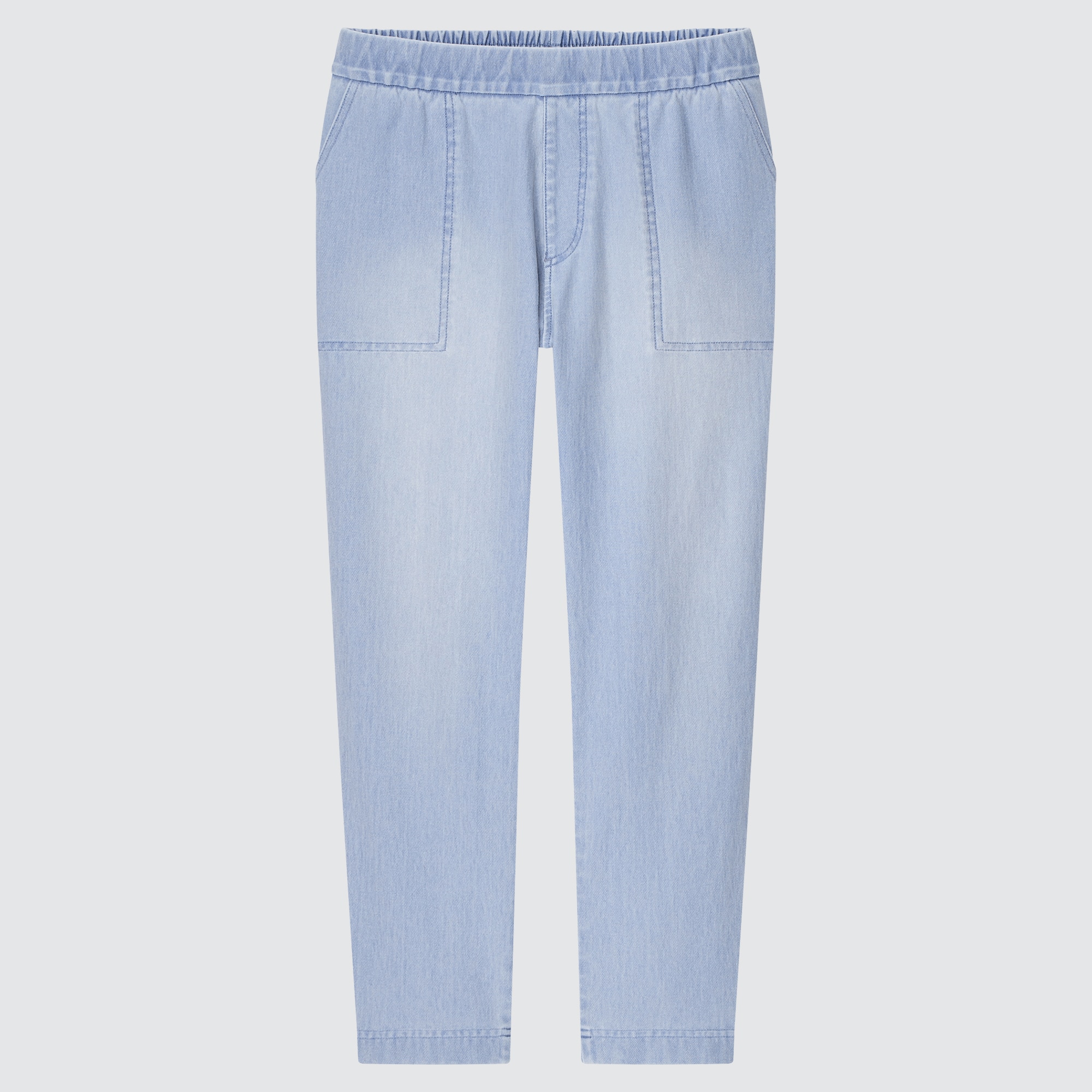 Check styling ideas for「Denim Jersey Pants」| UNIQLO SG