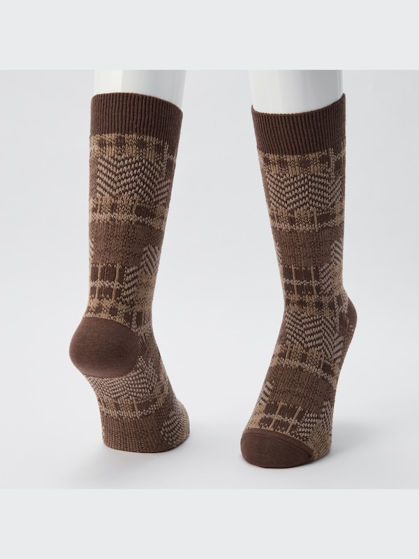 ヒートテックパッチワークソックス