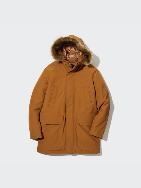 Fur Uniqlo Hybrid Down Ultra Warm Coat Temperature MEN'S ULTRA