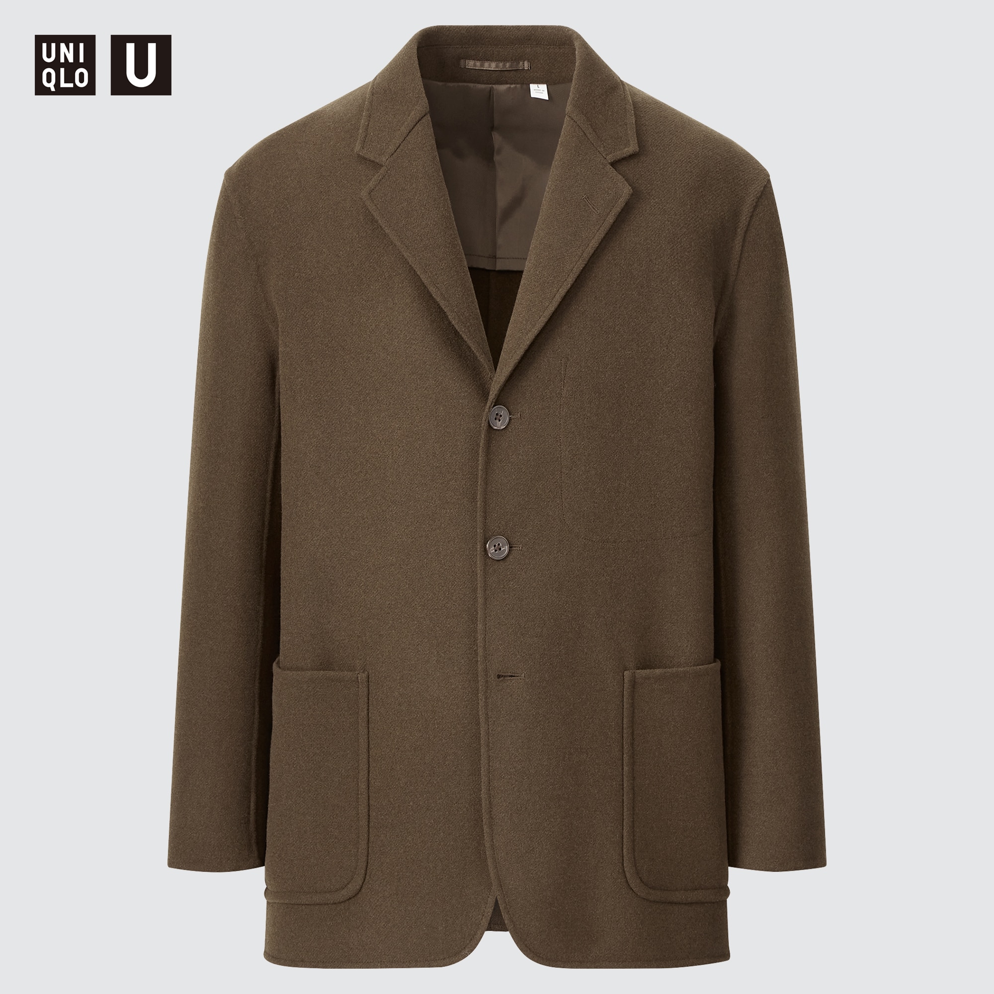 UNIQLO U 21aw ウールブレンド テーラード ジャケット セットアップ