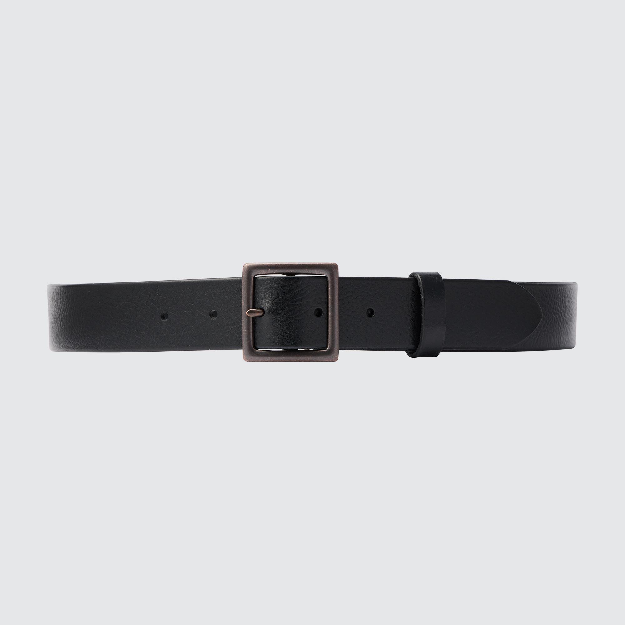 WOMENS LEATHER BUCKLE BELT REVIEWS  UNIQLO VN