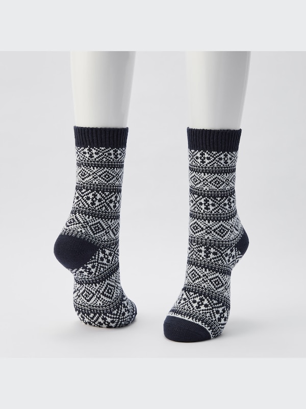 ヒートテックソックス（フェアアイル・2足組）