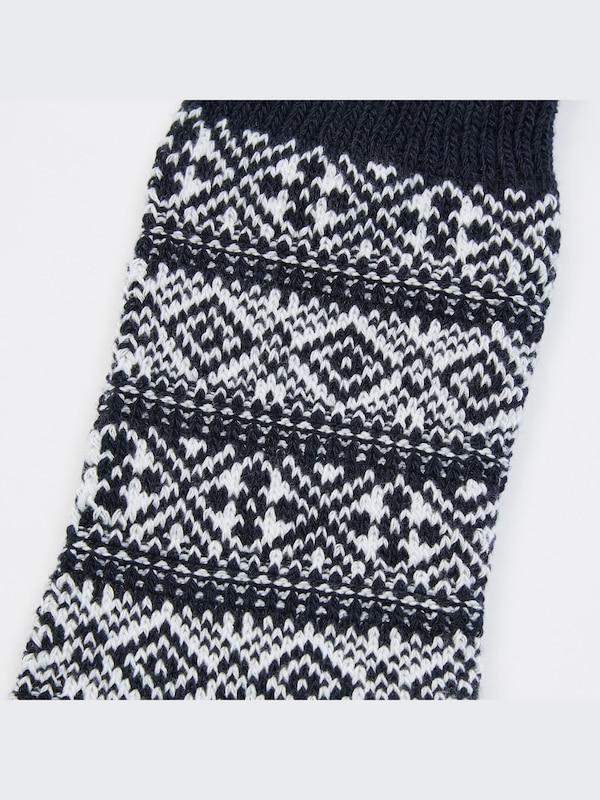 ヒートテックソックス（フェアアイル・2足組）