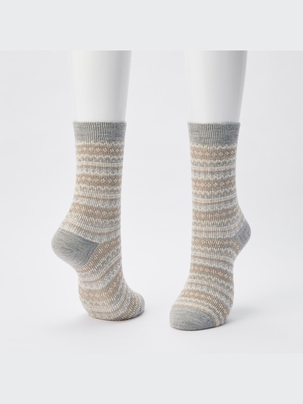 ヒートテックソックス（フェアアイル・2足組）