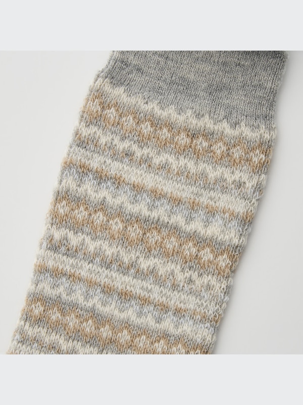 ヒートテックソックス（フェアアイル・2足組）