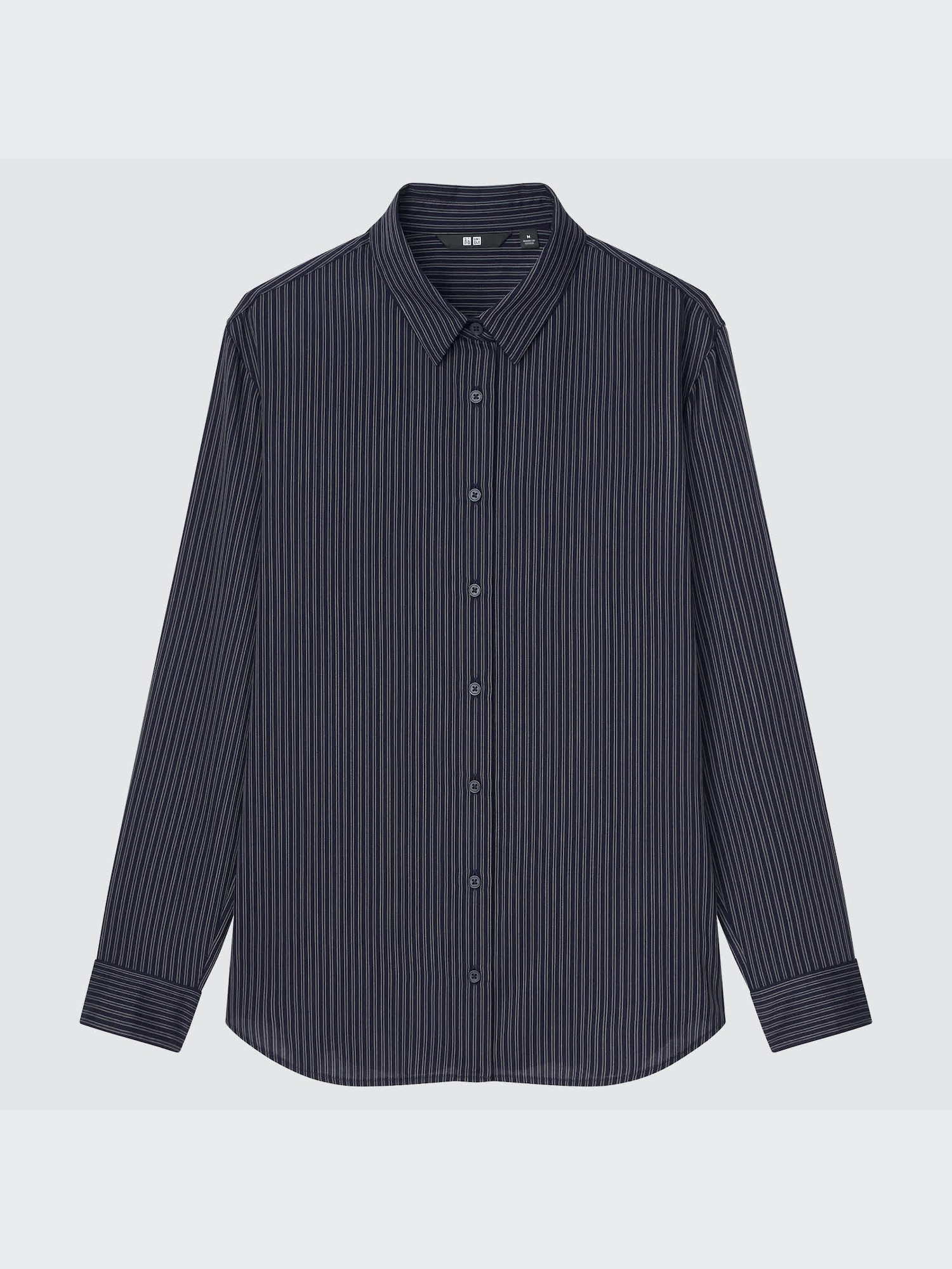 ユニクロ公式 | レーヨンストライプブラウス（長袖） 2021年モデル