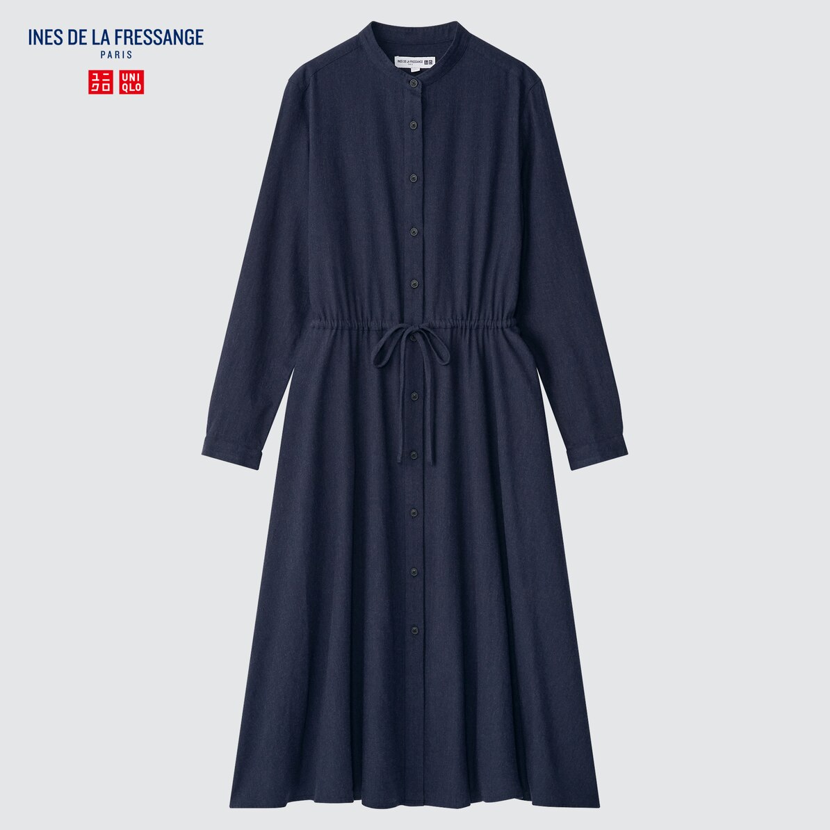 フランネルフレアワンピース 長袖 Women ユニクロ