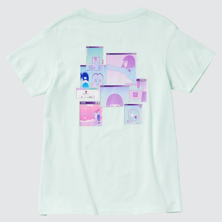 KIDS YOASOBI UT グラフィックTシャツ ハルジオン（半袖・ロング丈） (KIDS) | ユニクロ