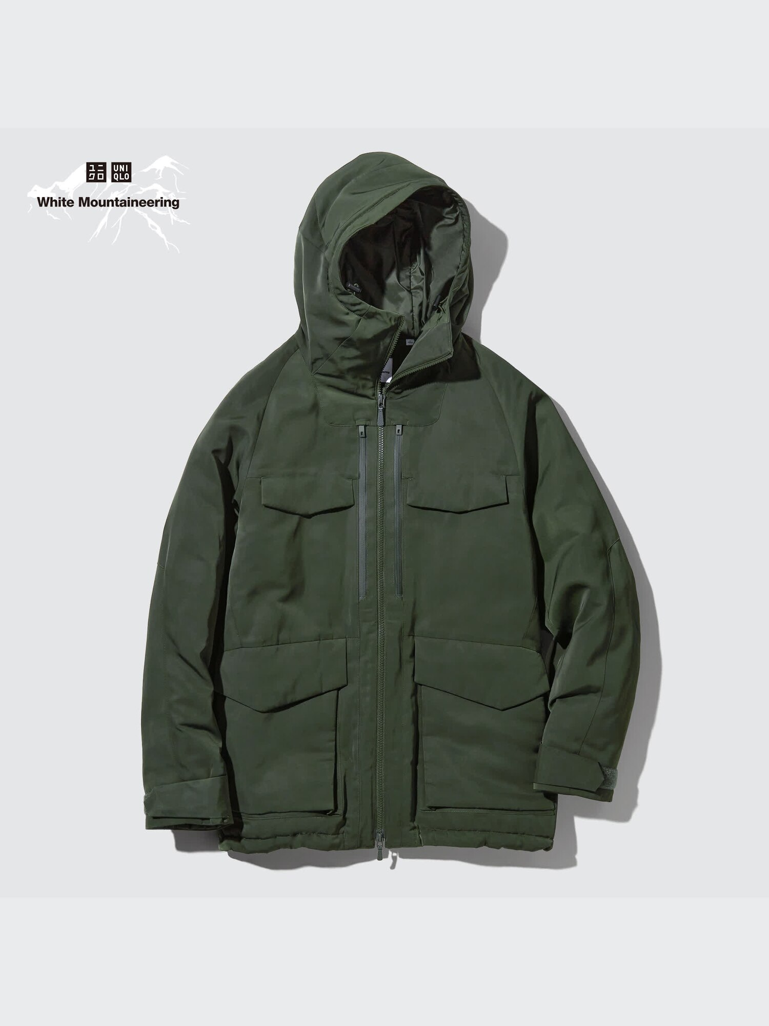 ハイブリッドダウンオーバーサイズパーカ