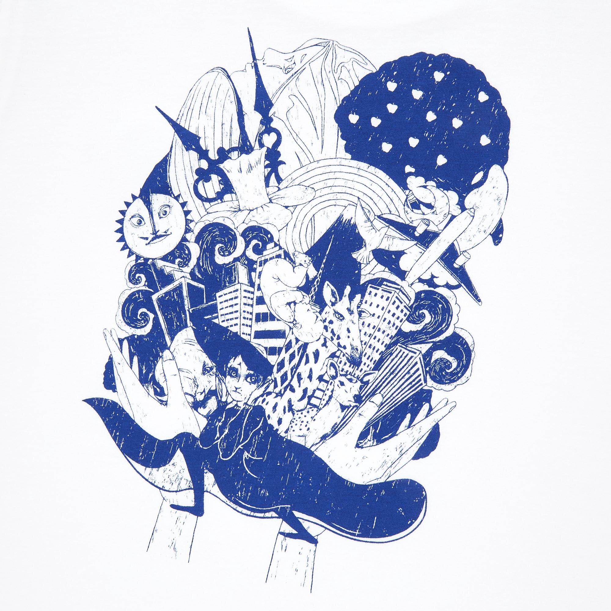 YOASOBI UT グラフィックTシャツ 群青（半袖・リラックスフィット） (WOMEN) | ユニクロ