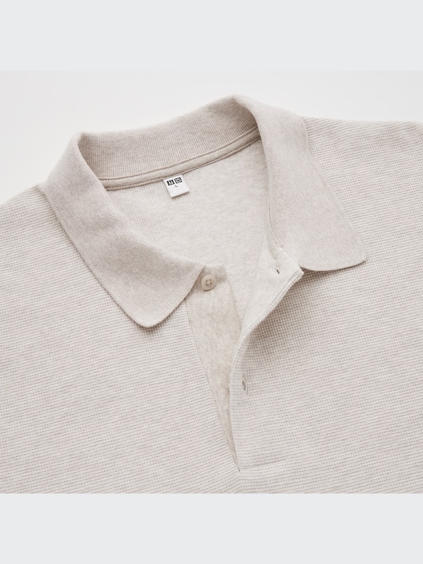 Waffle Polo Short Sleeve Shirt