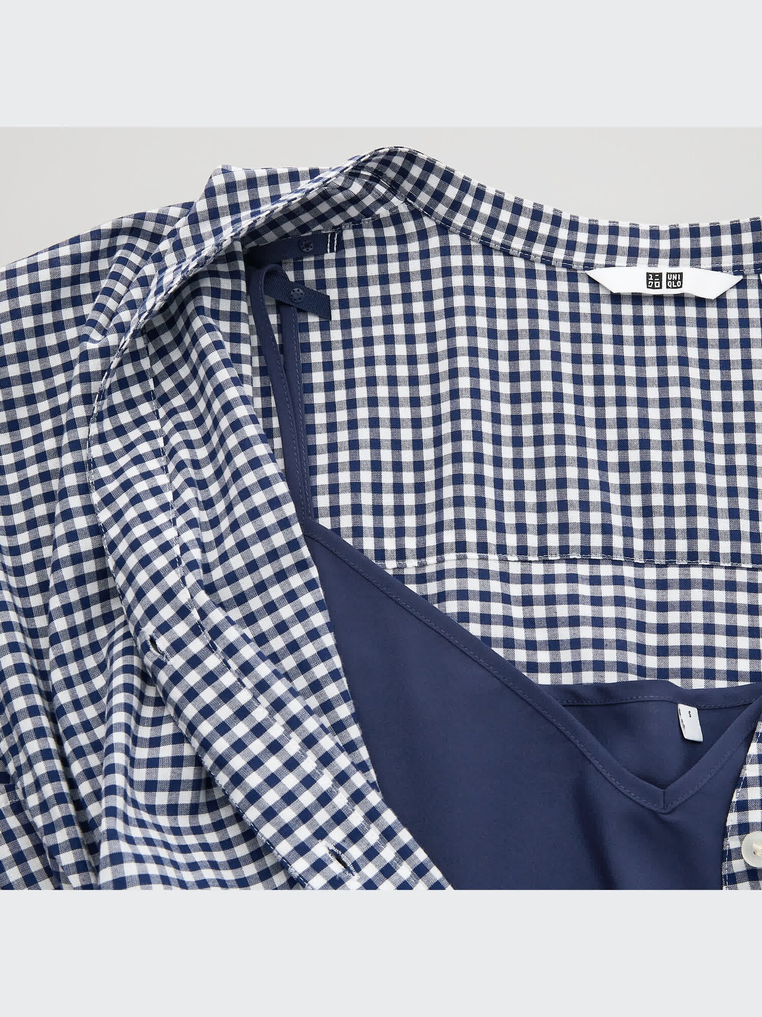 shp 2個セット　エキスパロー ユニクロ公式 | レーヨンローンフレアワンピース（半袖）