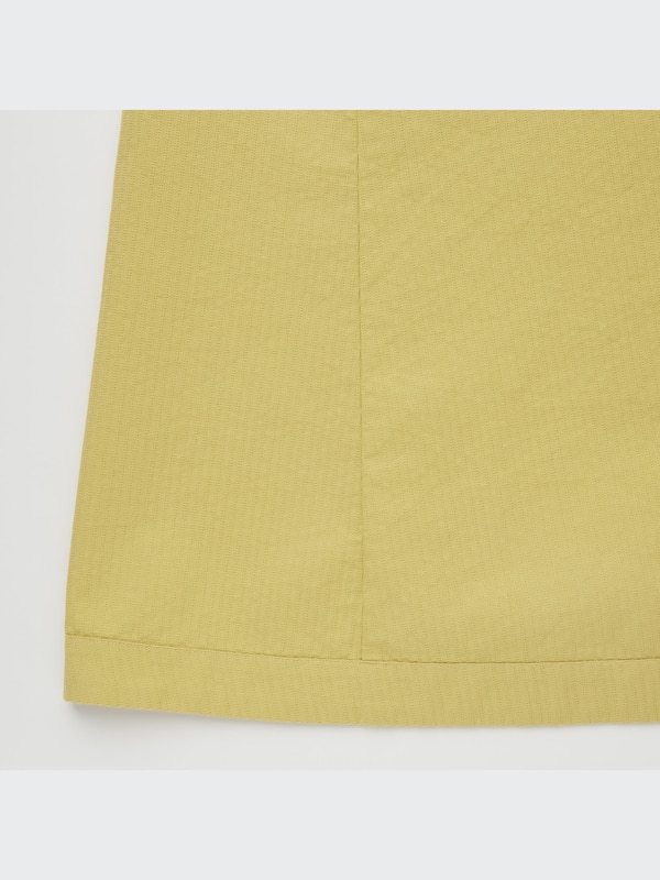 コットンドビーAラインワンピース（長袖）